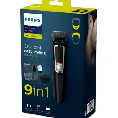 Philips Series 3000 MG3740 9 in 1 Multigroom Trimmer - Shopo.lk Sri Lanka