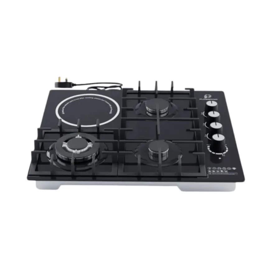 "Puresonic PS-HPTG36050 Gas and Ceramic Hob with Flame Failure Device – Trontronics Sri Lanka"