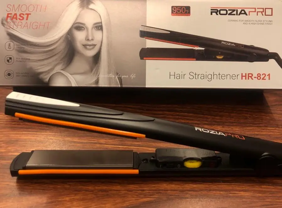 Rozia Pro Premium Hair Straightener/ Flat Irons with ceremic plate (warranty available) – photo 4