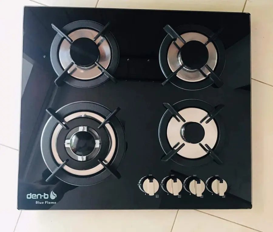 Den-b 4 Burner Black Tempered Glass Cooker Hob – photo 2