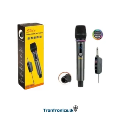 Sing-e ZQS-1M505 Professional Wireless Microphone – Premium wireless microphone for singing, karaoke, and events in Sri Lanka, available at Trontronics.