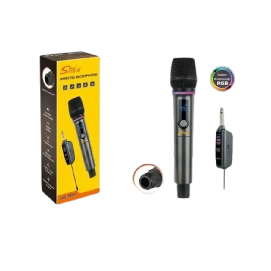 Sing-e ZQS-1M505 Professional Wireless Microphone – Premium wireless microphone for singing, karaoke, and events in Sri Lanka, available at Trontronics.