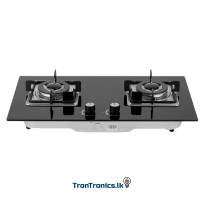 “Geepas 2-in-1 Built-In Double Burner Gas Hob with Auto Ignition – Black – Trontronics Sri Lanka”