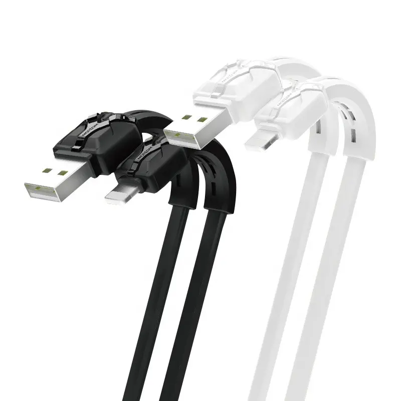MOXOM USB to Lightening charging iphone cable with warranty Flat High quality premium Cable – photo 2