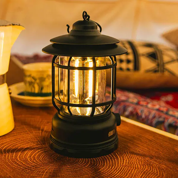Portable Retro Rechargeable Camping Lamp L-27 – photo 2