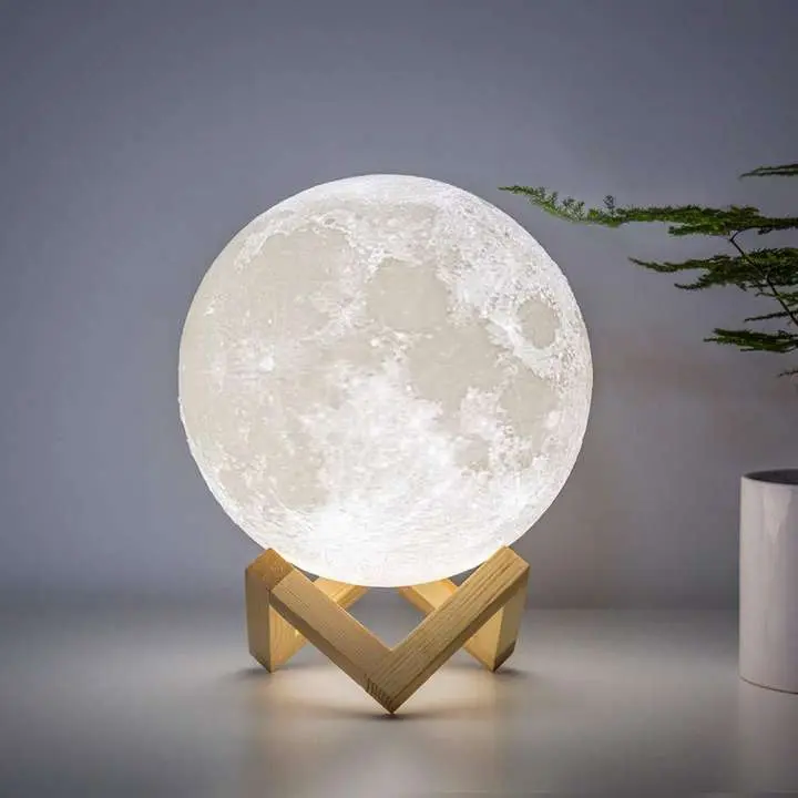 Rechargeable 3D Moon Light Night Lamp – photo 4