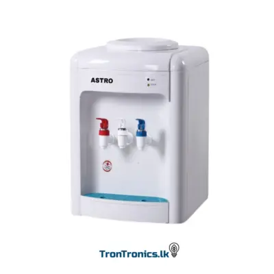 Astro tabletop electric hot and cold water dispenser available at Trontronics Sri Lanka — compact hot/cold water unit for home and office use.