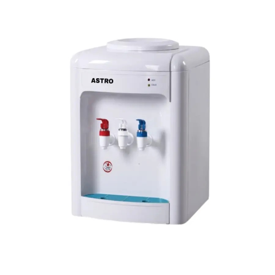 Astro tabletop electric hot and cold water dispenser available at Trontronics Sri Lanka — compact hot/cold water unit for home and office use.