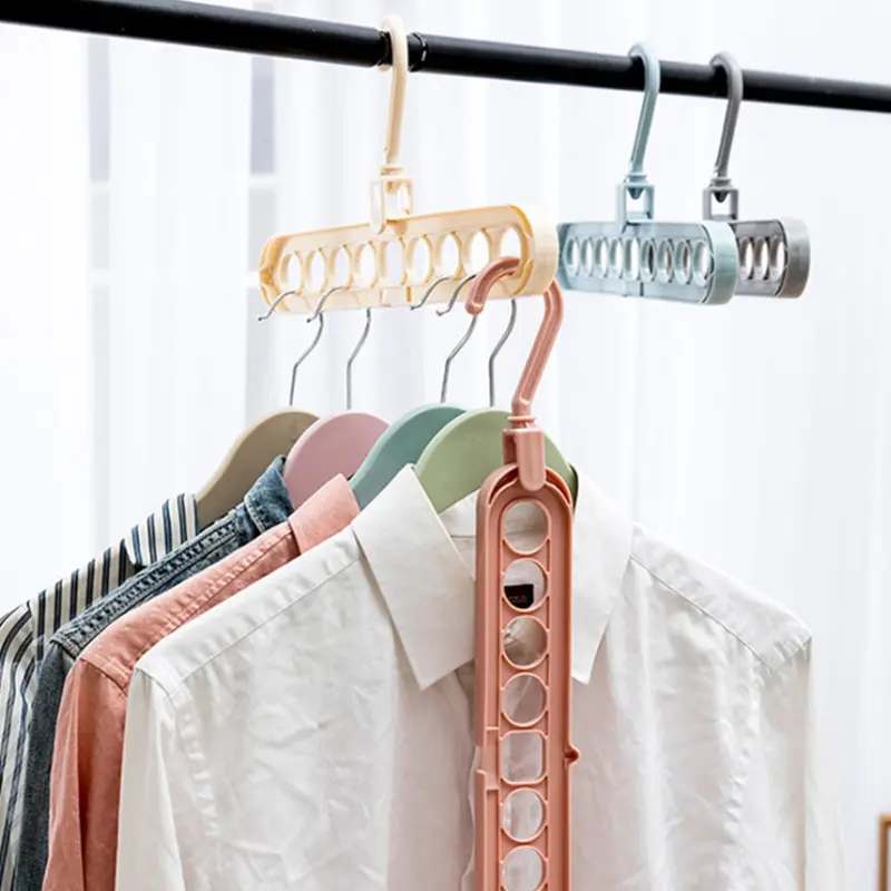 Magic Multi-port Support hangers for Clothes Drying Rack Multifunction Plastic Clothes rack drying hanger Storage Hangers – photo 3