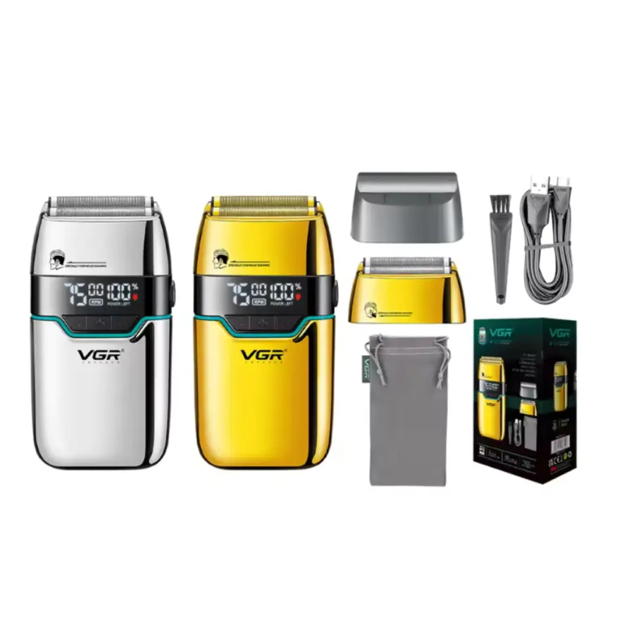 “VGR V-350 Professional Electric Foil Shaver – Rechargeable grooming shaver available at TronTronics Sri Lanka.”