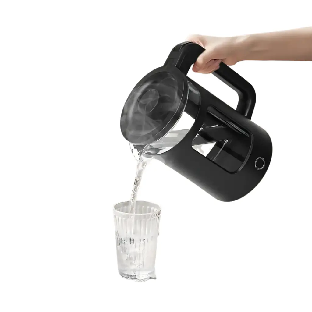 Richpower High Borosilicate Glass Cordless Electric Kettle – 1500W (Black) – photo 3