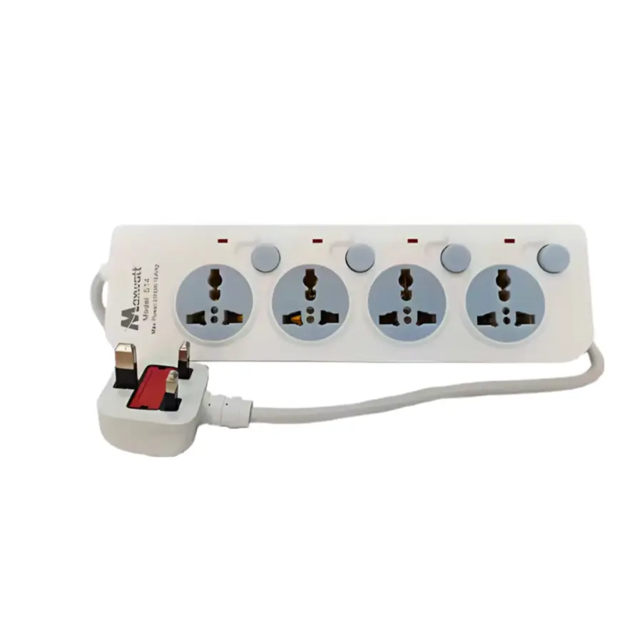 Maxwatt Heavy Duty Power Strip Extension Cord 4 & 5 Gang With Switch (5 years warranty) β photo 5