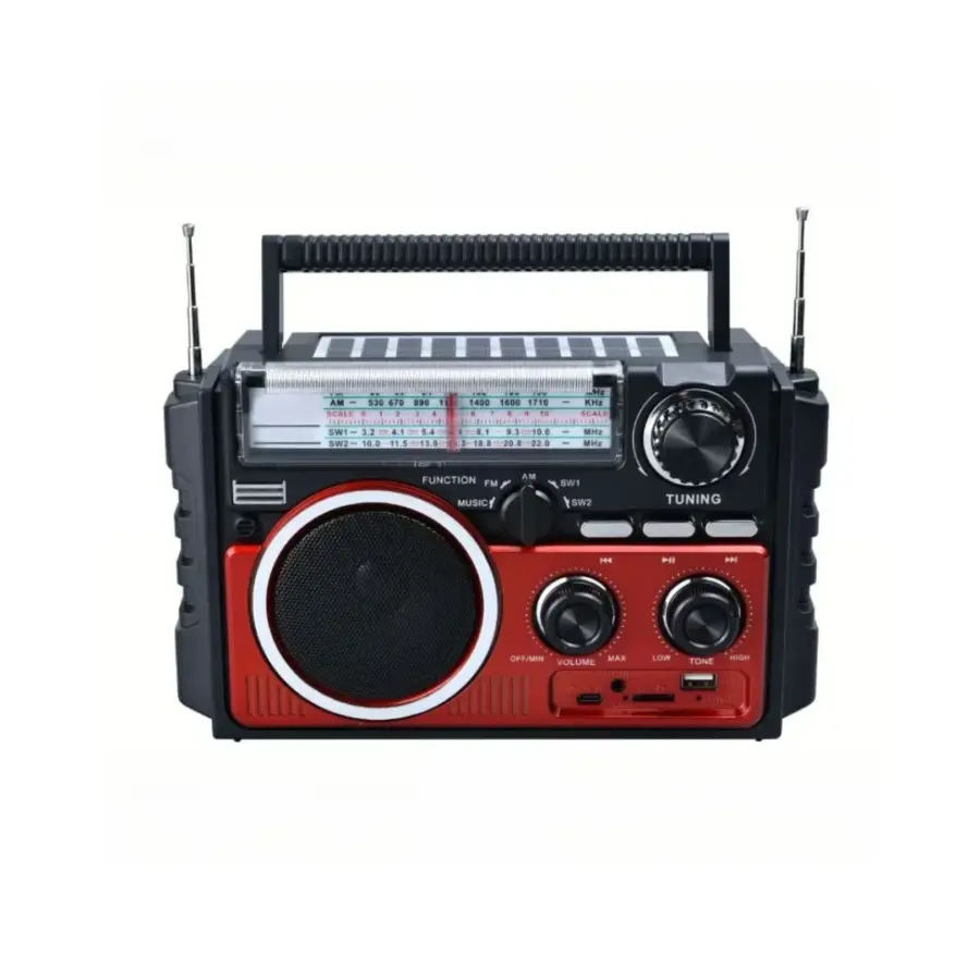 FEPE FP-722-S portable multifunction radio with Bluetooth, FM/AM, and USB support – Trontronics Sri Lanka