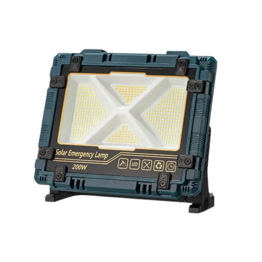 W8109-1 200W solar-powered portable emergency LED floodlight – Trontronics Sri Lanka