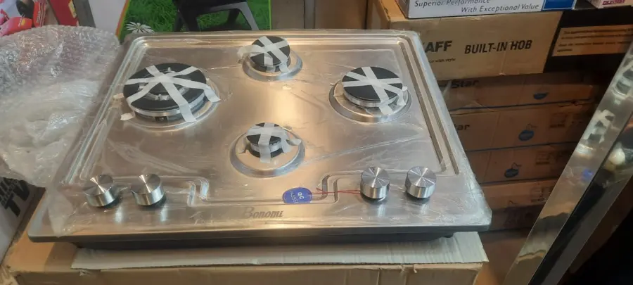 4 Burner Stainless Steel Gas Cooker (European Standards) 1 Year warranty – photo 2
