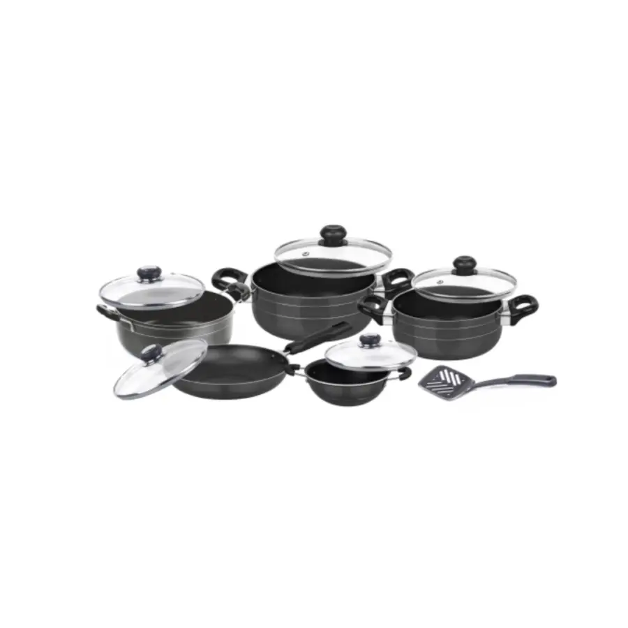 "Rich Nonstick Cookware Set 10PCS with Heat-Resistant Handles – Available at Trontronics Sri Lanka"