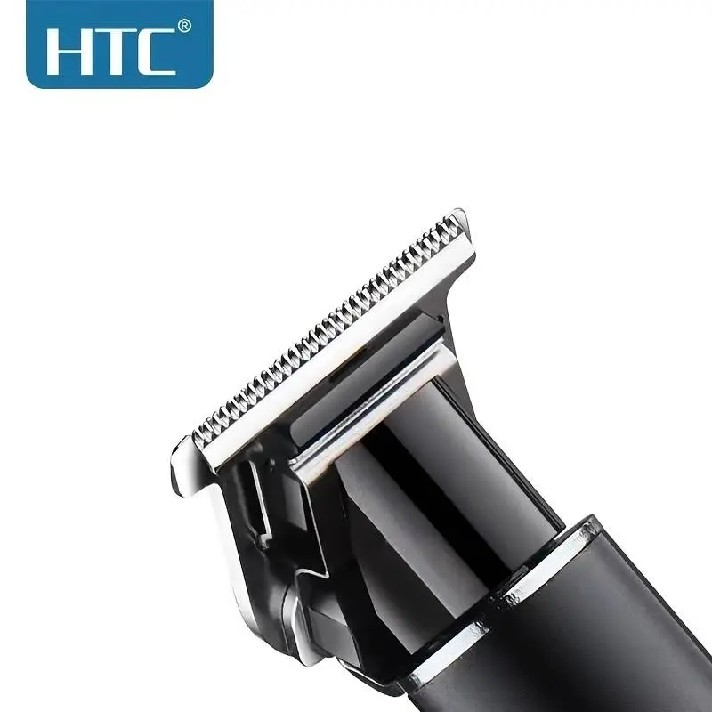 HTC AT-115 Fully Metal Body Professional Mens T- Blade Zero Cutting Hair Trimmer – photo 5