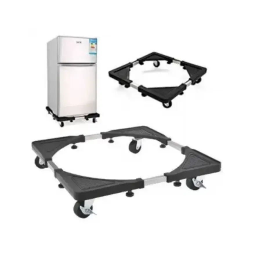 All-Purpose Heavy Quality Adjustable Mobile Appliance (Fridge, Washing Machine) Stand – photo 3