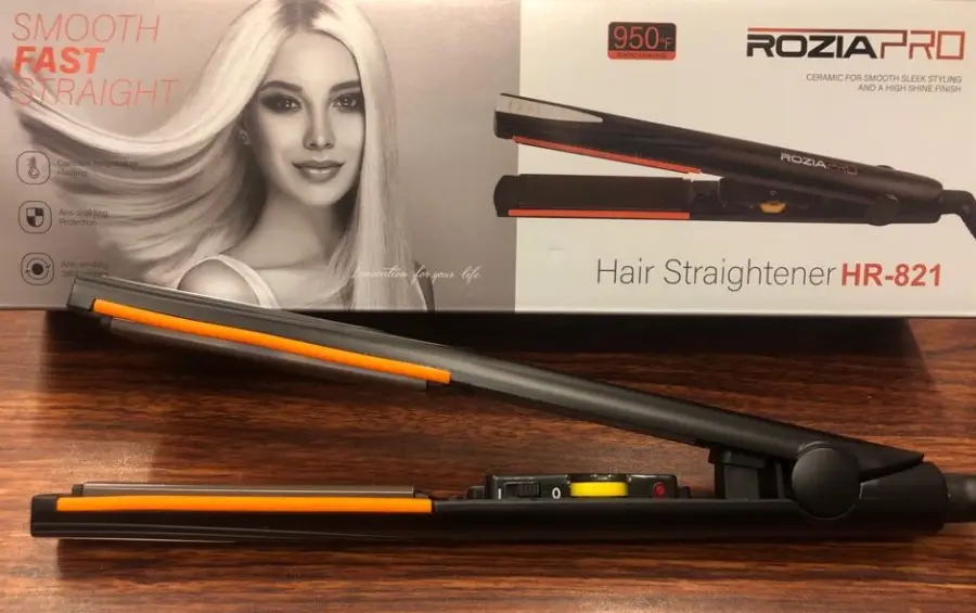Rozia Pro Premium Hair Straightener/ Flat Irons with ceremic plate (warranty available) – photo 6