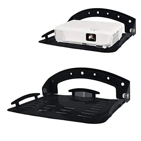 Steel Wall Mount Shelf Bracket for TV Accessories, DVD, PlayStation, Projector WiFi Router, Modem, TV Set Top Box Stand, (LIMITED EDITION BLACK) – photo 5
