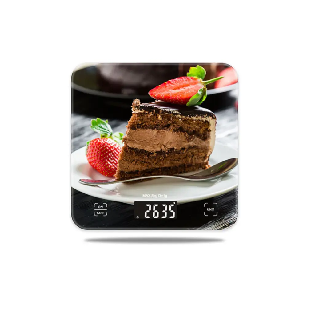 Premium Tempered Glass Kitchen Scale with Touch Panel – photo 2