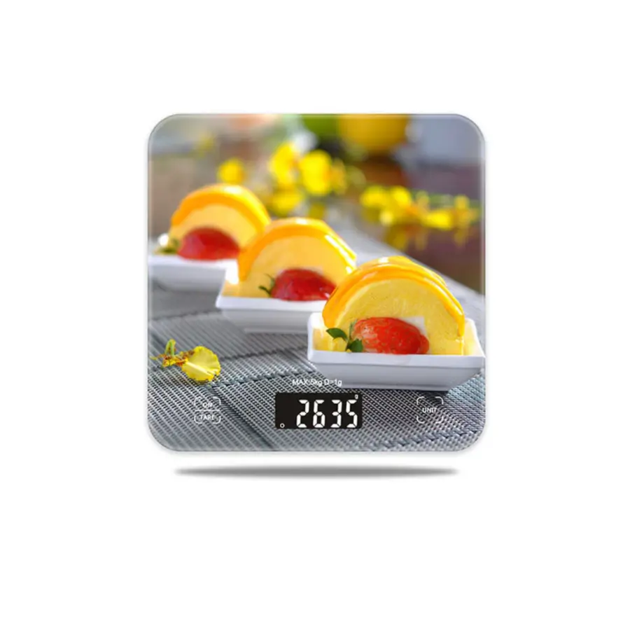 Premium Tempered Glass Kitchen Scale with Touch Panel – photo 3