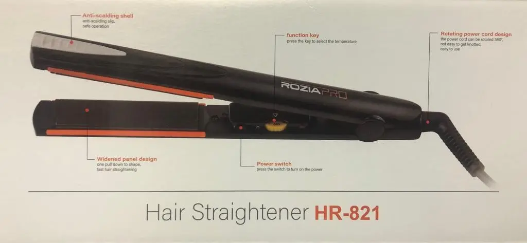 Rozia Pro Premium Hair Straightener/ Flat Irons with ceremic plate (warranty available) – photo 3