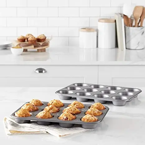 Carbon Steel Non-stick Muffin Pan 12 Cups – photo 2