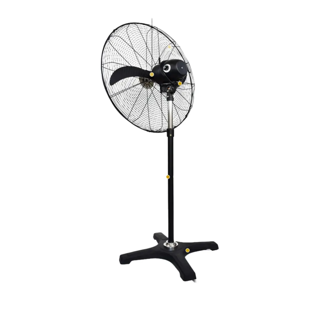Premium Grade Maxwatt Industrial Metal Blade 20″ and 24″ Inch Stand Fan – photo 2