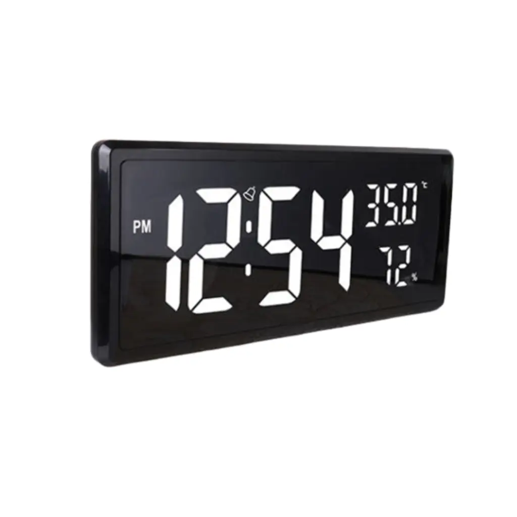 LARGE Digital LED Alarm Clock – Model 3808L (GREEN Display with Backlight) – photo 2