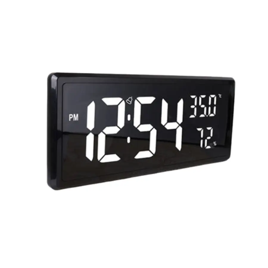 LARGE Digital LED Alarm Clock – Model 3808L (GREEN Display with Backlight) – photo 2