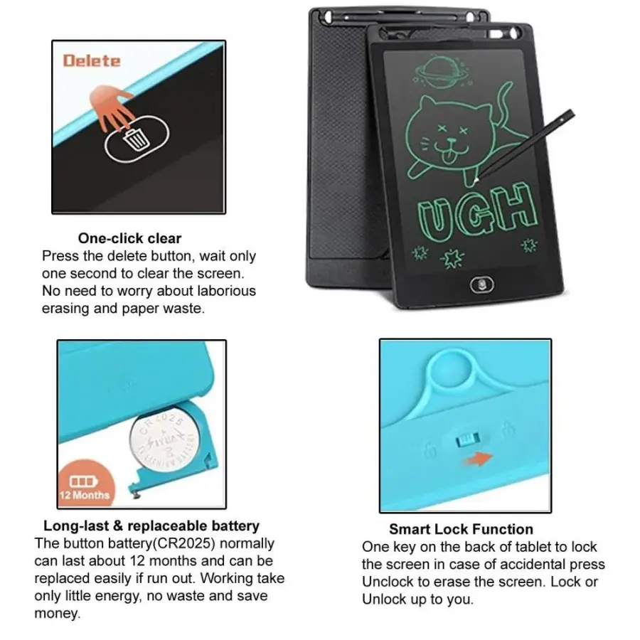 High Quality LCD Kids Drawing/ Writing Tablet (Glow Board) – photo 3