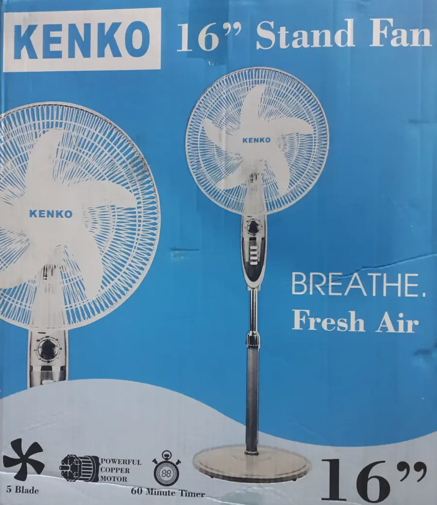 KENKO STAND/PEDESTAL FAN 16 INCH WITH ONE YEAR WARRANTY – photo 2