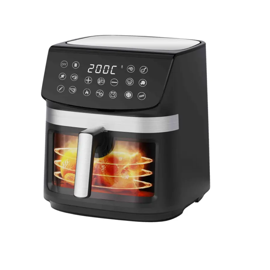 "Mitshu Digital 9.0L Air Fryer with Touch Control and Preset Modes – Available at Trontronics Sri Lanka"