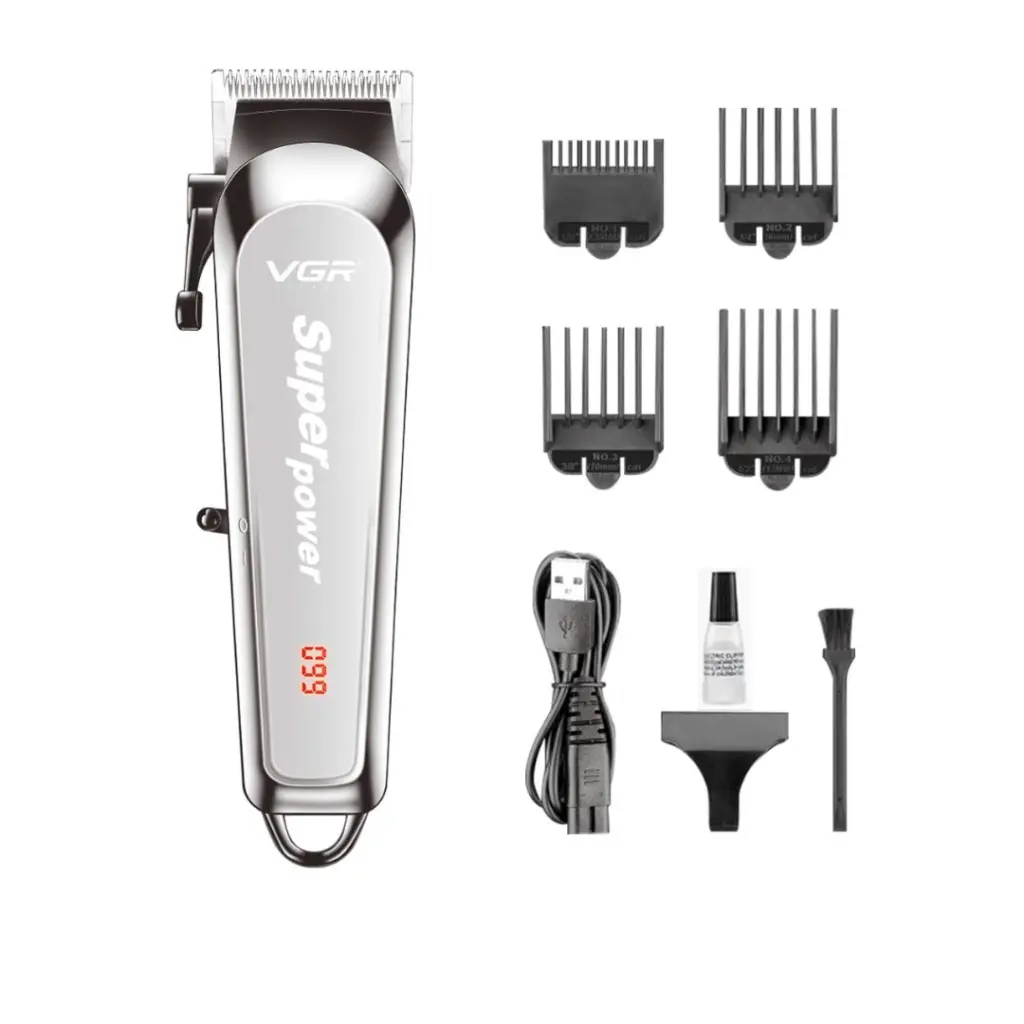 VGR Saloon Series Premium Rechargeable Hair Clipper v-060 2000mAH – photo 4