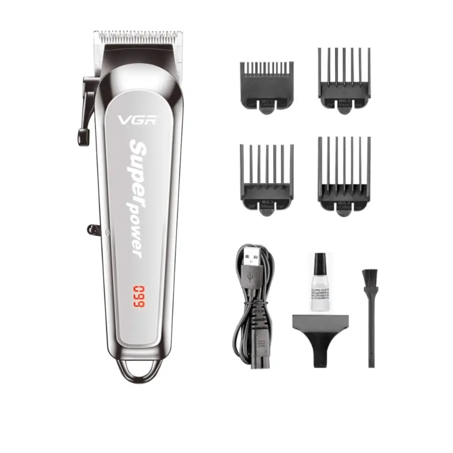 VGR Saloon Series Premium Rechargeable Hair Clipper v-060 2000mAH – photo 4