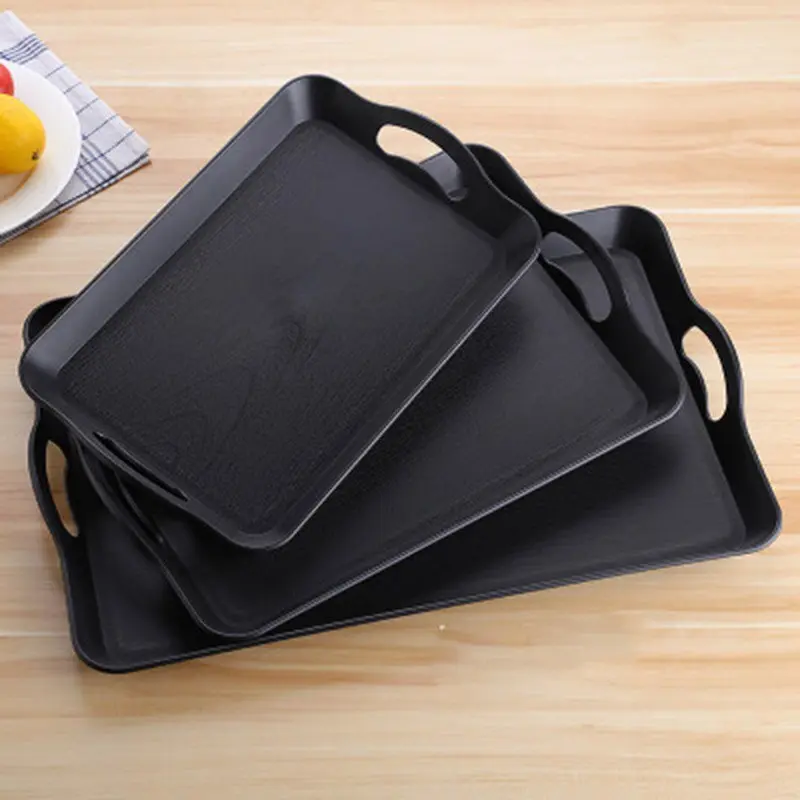 Anti Slip Double Handle Serving Tray 14,16 & 18 Inch - Shopo.lk Sri Lanka