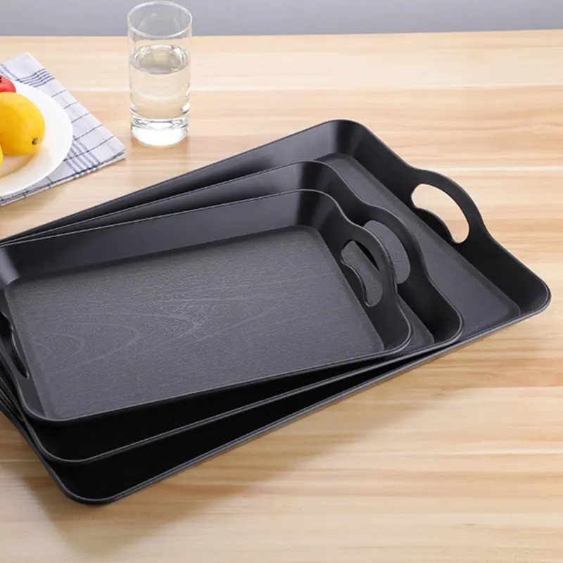 Anti Slip Double Handle Serving Tray 14,16 & 18 Inch – photo 2