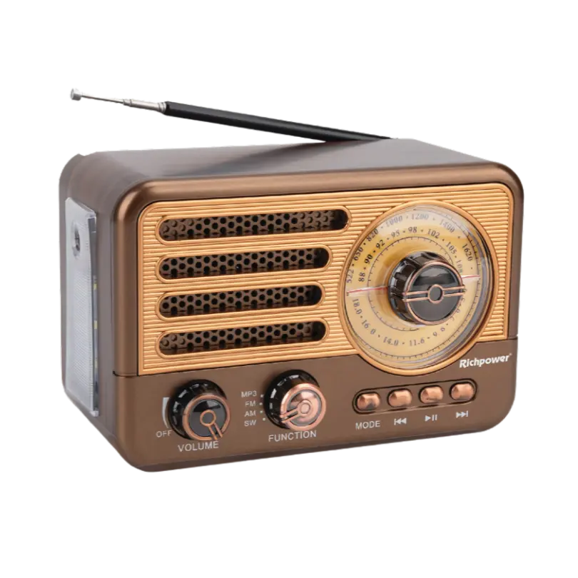 Luxury-Rechargeable-Bluetooth-Supported-VintageRetro-FM-Radio