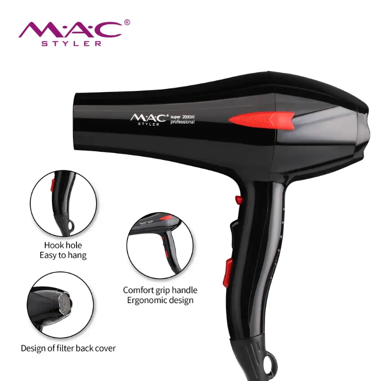 MAC Styler Hair Dryer 2000 Watts MC-6619 – photo 6