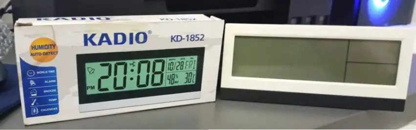 KADIO KD-1852 Digital Alarm Clock – photo 5