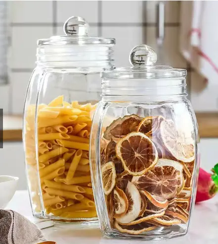 Airtight Food Storage Glass Jars with Vacuum Glass Lids – photo 4