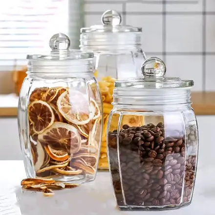 Airtight Food Storage Glass Jars with Vacuum Glass Lids – photo 5