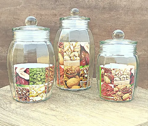 Airtight Food Storage Glass Jars with Vacuum Glass Lids – photo 2