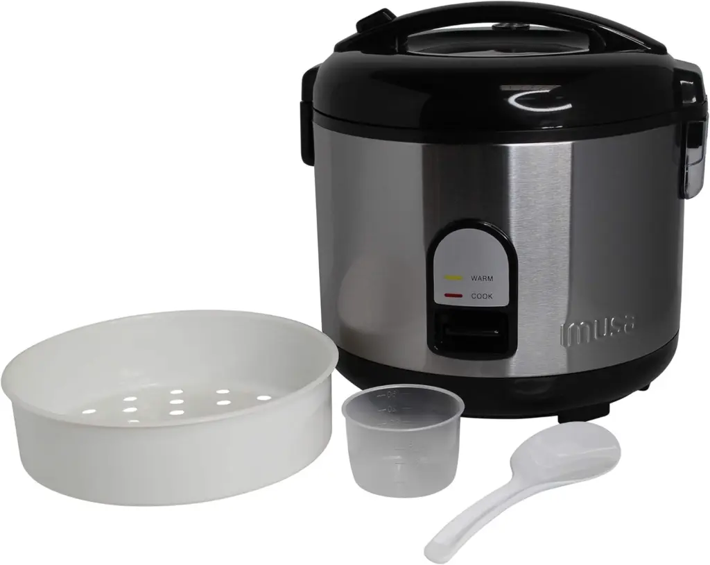 High Quality Stainless Steel Non-Stick Inner Pot 2.8 Liter Rice Cooker with Steamer (Warranty)"