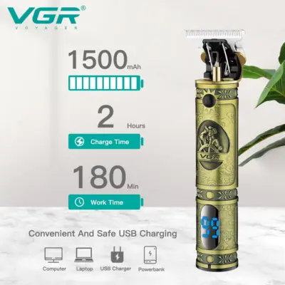 VGR V-228-Professional Hair Trimmer CordCordless For Men