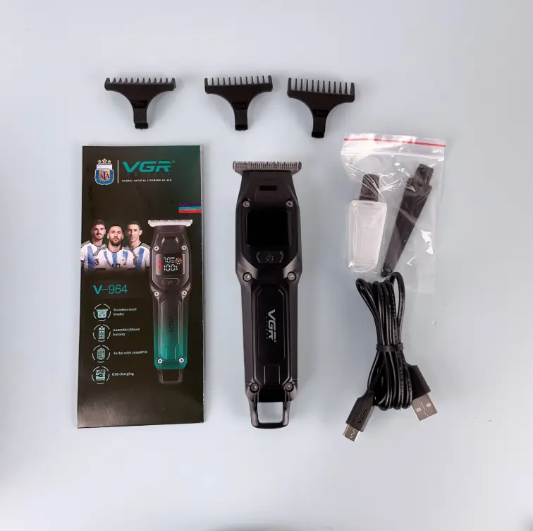 VGR V-964 Professional Hair Trimmer CordCordless For Men