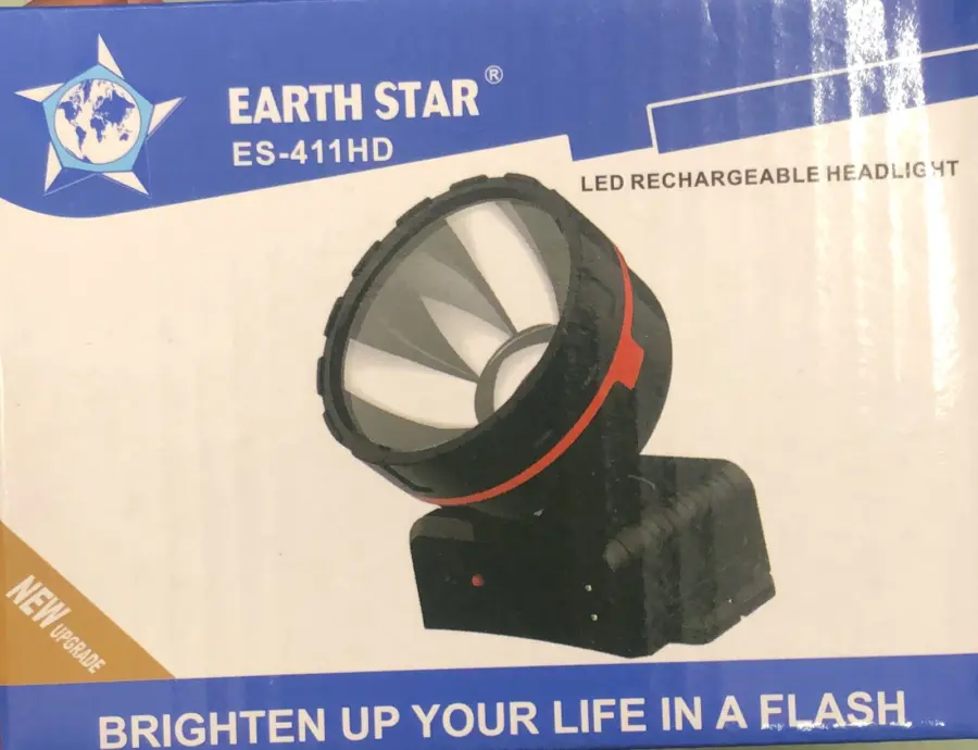 Earth Star LED Rechargeable Headlight/ Head Torch ES-411HD (warranty) – photo 2