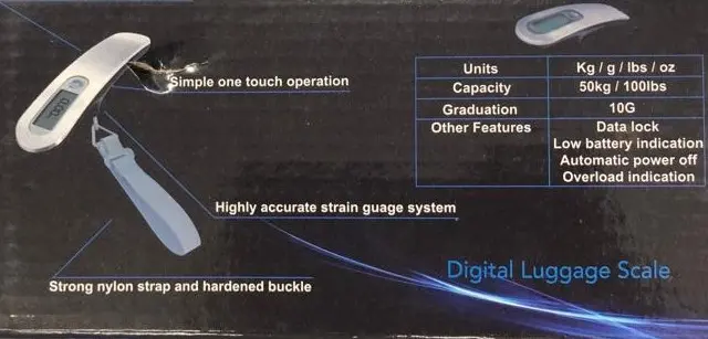 Digital Luggage Scale – photo 6