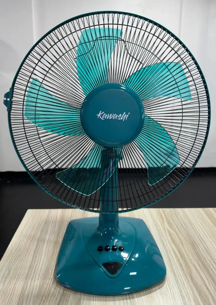 Kawashi 5 Blade Table Fan with Warranty – photo 2